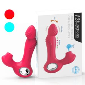 Dig Suction Strap-on Wriggle Vibrator
