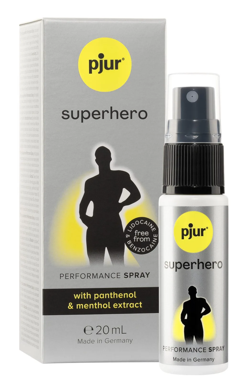 Gel/Spray - Pjur Superhero Strong Spray 20ml.