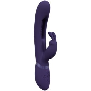 Vive Mika Triple Rabbit with Flapping and G-Spot Stimulation, Purple