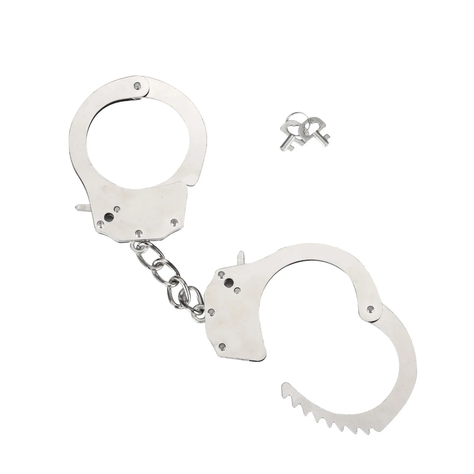 Handcuffs- Me You Us Heavy Metal Handcuffs Silver