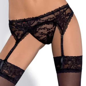 Lingerie-Catia garter belt and thong S/M