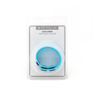 Me You Us Light Blue Silicone Cock Strap