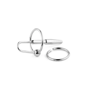 B-Series HeavyFun Metal Penis Plug No. 05 in Stainless Steel