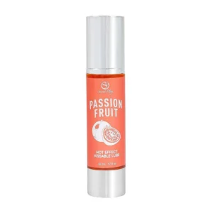 Secret Play Passion Fruit Hot Effect Kissable — Edible Lubricant & Massage Oil with Warming Effect, 50 ml