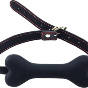 Bone-shaped gag - black