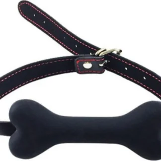 Bone-shaped gag - black