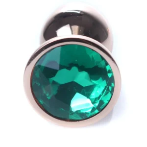 Plug-Jewellery Red Gold Plug- Green