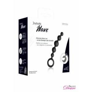 Plug/beads-Joyballs Anal Wave, short, black