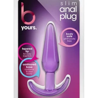 B Yours Slim Anal Plug Purple