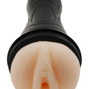 B - Series Lyla Masturbator: Ridged Vagina, Knob Base