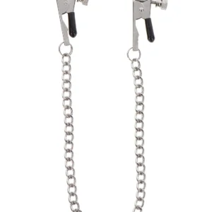 Adjustable Clamps with Chain Silver
