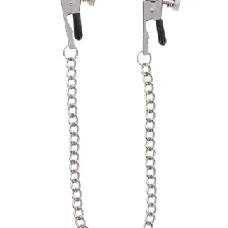 Adjustable Clamps with Chain Silver