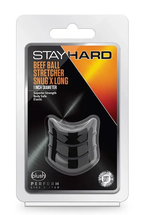 Blush Stay Hard Beef Ball Stretcher Snug Xlong – scrotal stretcher
