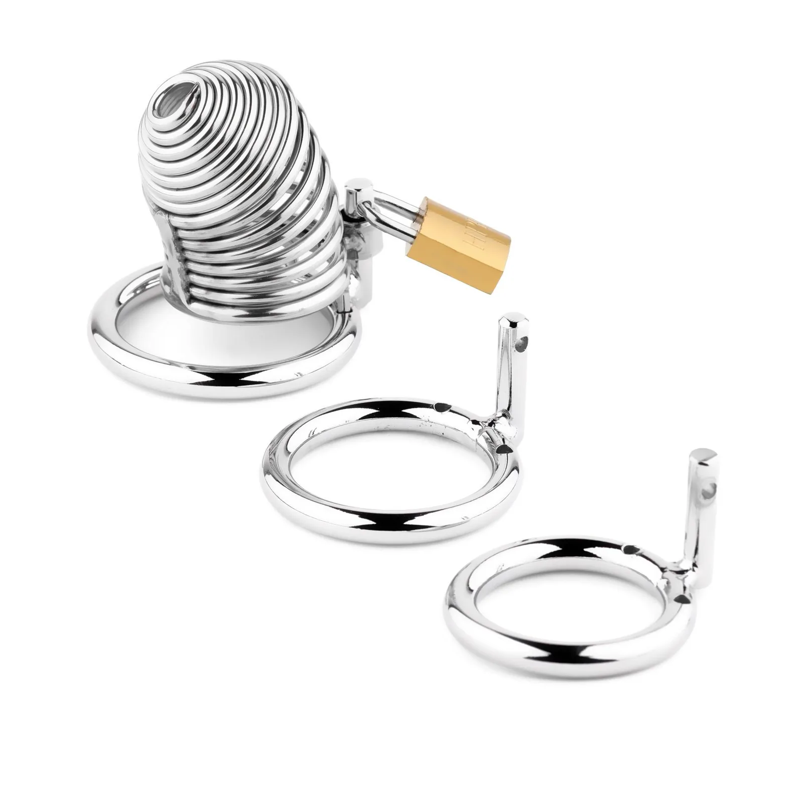 Metal Penis Cock Cage - Short - Image 2