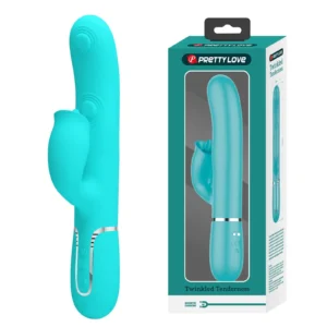 Pretty Love Gigi Light Blue — Rabbit Vibrator with 7 Vibration Modes and 7 Clitoral Stimulation Modes