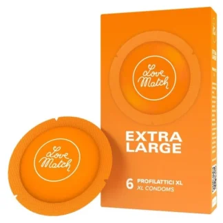 Love Match Extra Large Condoms - 6 pcs pack