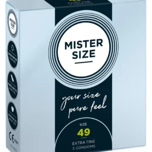 Mister Size 49 mm Pack of 3