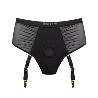 IDYLLE Lingerie Harness - M - BLACK