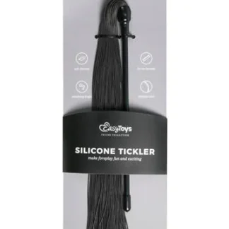 Whip-Black Silicone Tickler