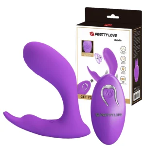 Pretty Love - Idabelle Purple, 12 Vibration Functions, 12 Pulse Wave Settings, Wireless Remote Control