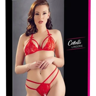 Lace Set red L