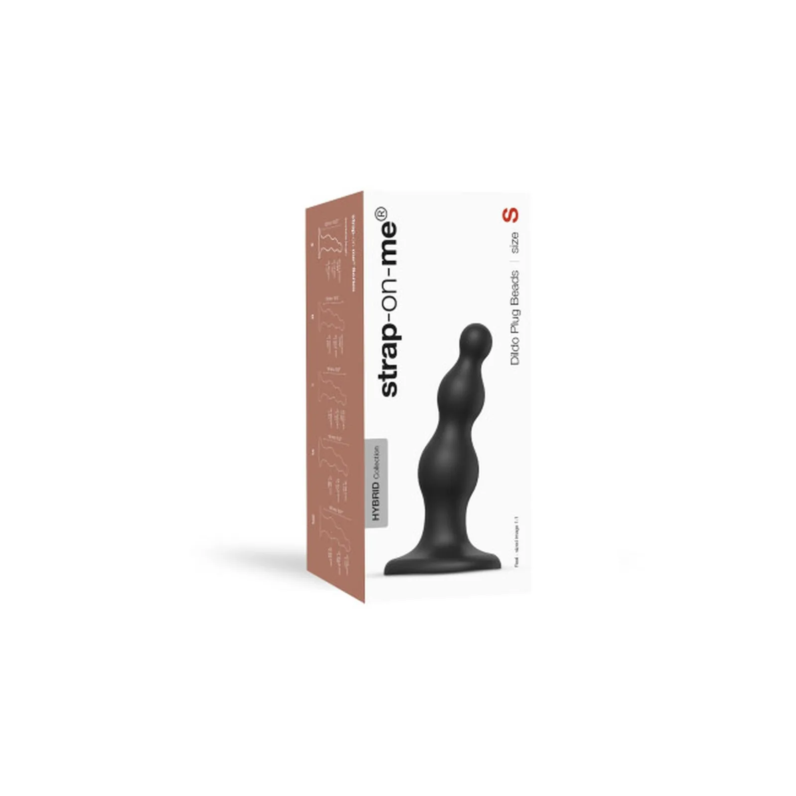 Dildo Plug Beads Black - S - Image 2