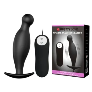 PRETTY LOVE - VIBR. SPECIAL ANAL STIMULATION 12 function Bulb Tip