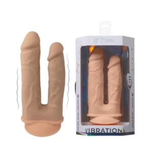 Silexd Dildo-SD Model 1 Dual Vibrator with Suction Cup