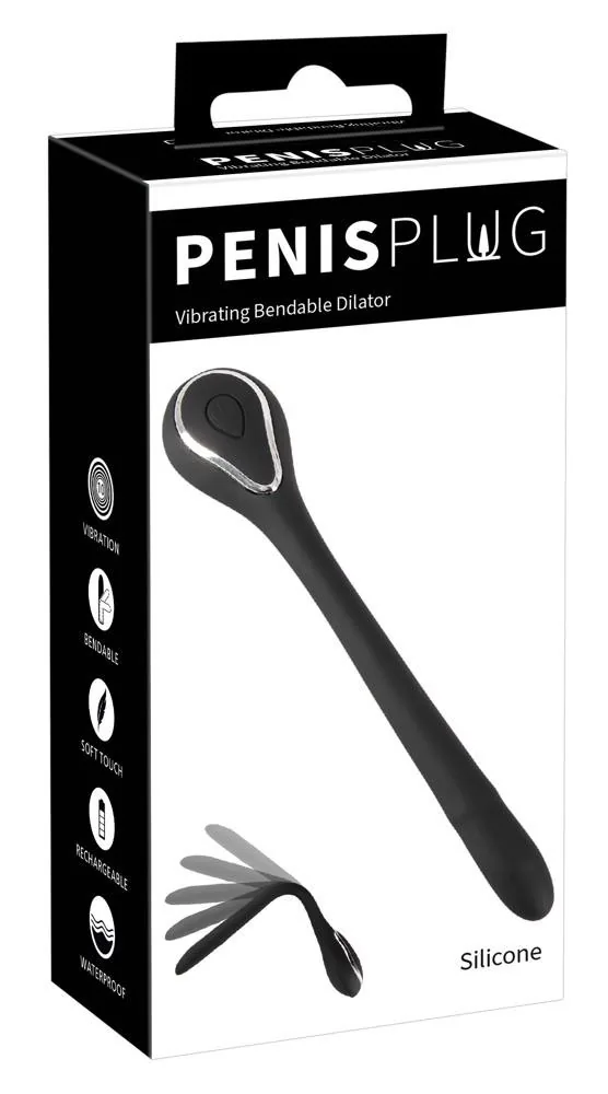 Penisplug Vibrating Bendable D — Vibrating Flexible Dilator