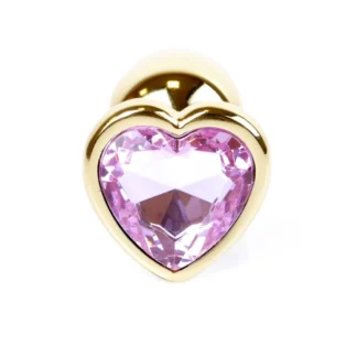 MyLove Toys - Jewellery Gold Heart Plug - Rose
