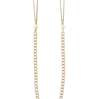 Tweezers With Chain Gold