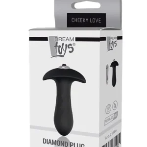 Dream Toys Cheeky Love Single Speed Diamond Plug – Vibrating Anal Plug