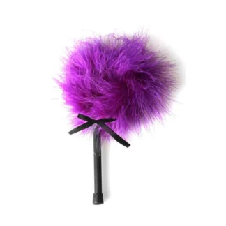 Mini Purple Feather Tickler Flogger