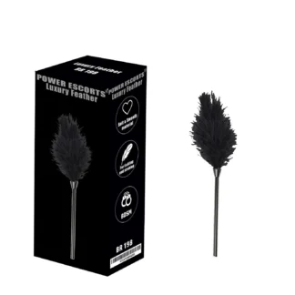 Luxury feather black