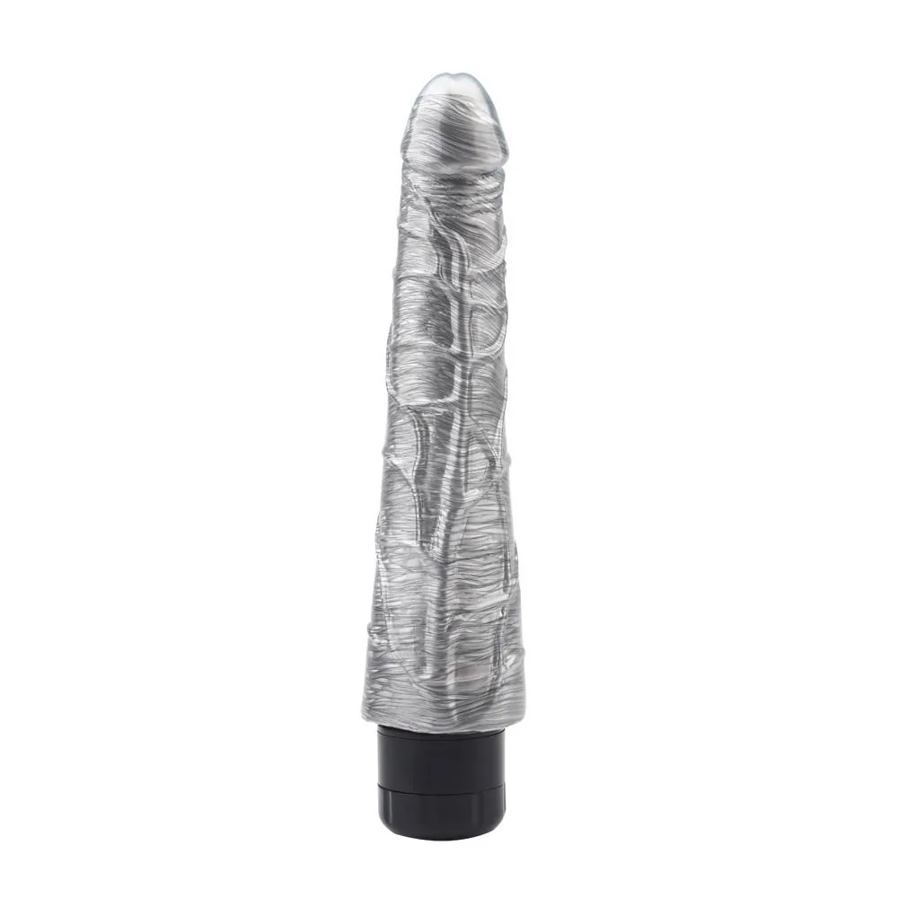 DarkMuscle Johnny Boner-Silver Realistic Vibrator