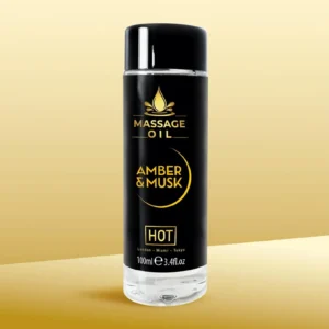 HOT Massage Oil Amber & Musk — massage oil, 100 ml