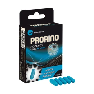Dietary Supplement PRORINO Men - 5 pcs Black Line Potency Caps