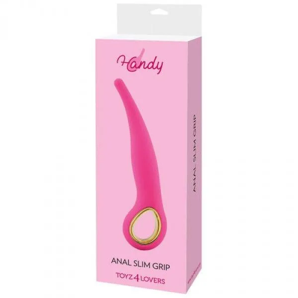 Vibrator - Anal Vibrator Handy Anal Slim Grip Pink - Image 2