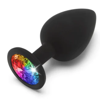 Rainbow Booty Jewel Large Black