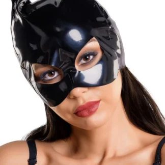 Glossy, Wetlook Cat Mask ANN - black OneSize