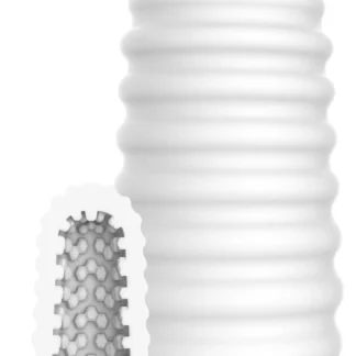 Medium Masturbator Ribs White