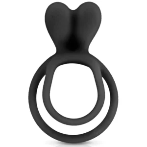 Double Cock Ring Black