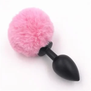 Power Escorts Bunny Plug 3-Pack — Set of Plugs with Pink Tail