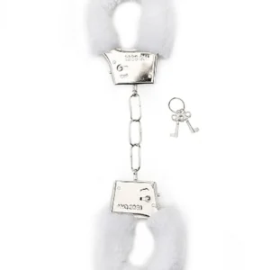 Furry Handcuffs - White