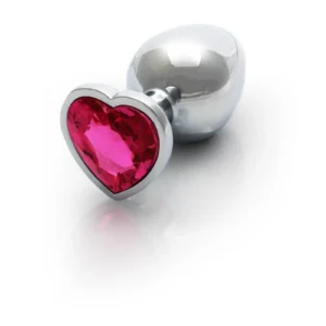 Ouch! Heart Gem Butt Plug - Medium Anal Plug