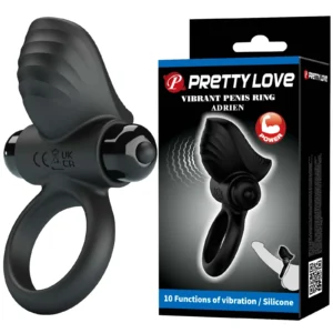 PRETTY LOVE – Vibrating Penis Ring ADRIEN – 10 Functions