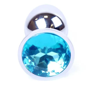 Plug-Jewellery Silver PLUG- Light Blue