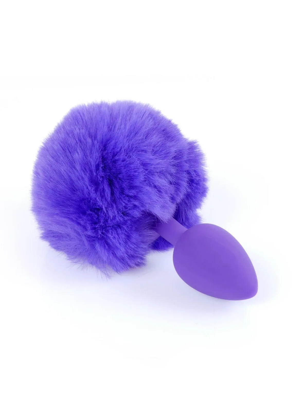 Plug-Jewellery Silicone Plug - Bunny Tail - Purple