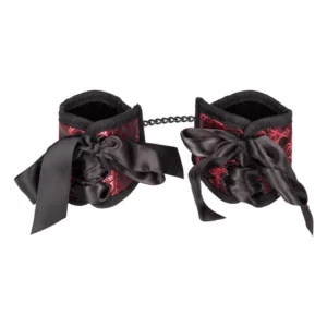 Calexotics Scandal Corset Cuffs — Black Restraint Cuffs