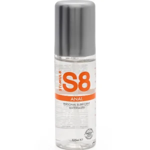 Stimul8 S8 Waterbase Anal Original — Water-Based Anal Lubricant, 125 ml